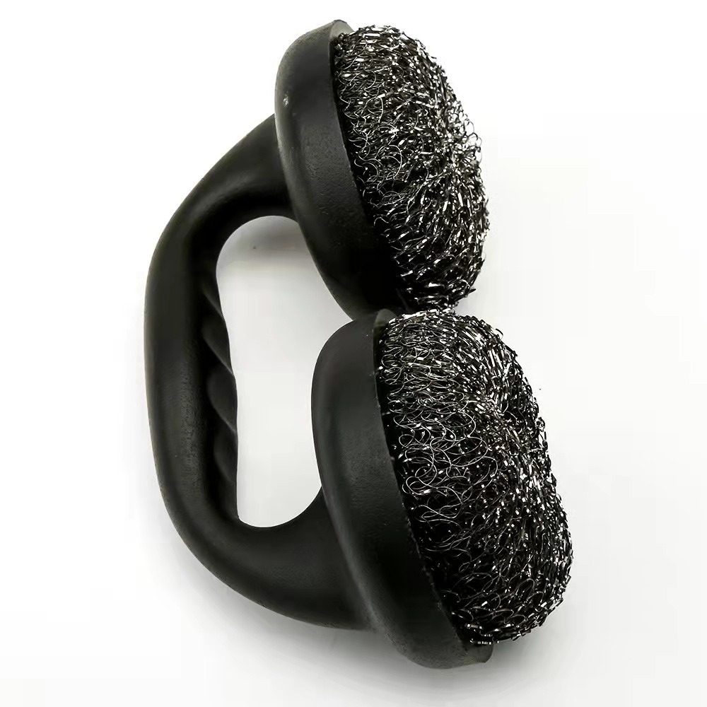 thumbnail image 4 of Cepillo para parrilla con mango corto color negro YONGSHENG, 4 of 4