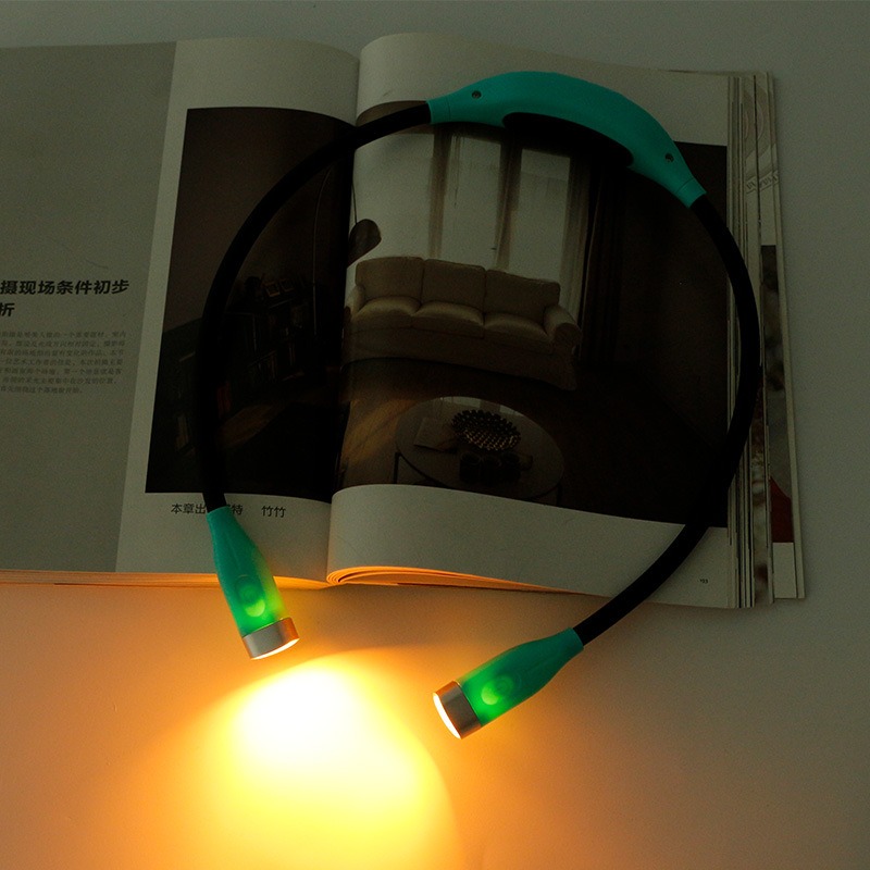 thumbnail image 4 of Luz de lectura LED recargable YONGSHENG para cuello 3 niveles de brillo, 4 of 4
