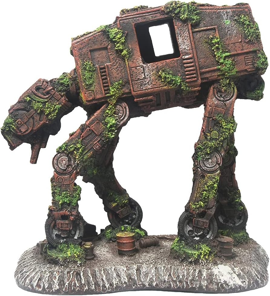 thumbnail image 2 of Decoración para pecera, robot para perros, adorno para acuario, juguetes de cueva oculta, accesorios de Star Wars (grande), 2 of 4