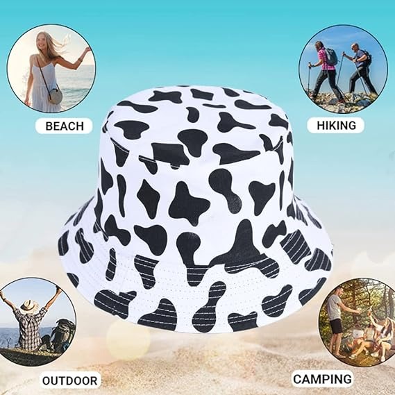 thumbnail image 5 of Sombrero de pescador YONGSHENG reversible plegable para viajes en la playa de verano unisex, 5 of 5