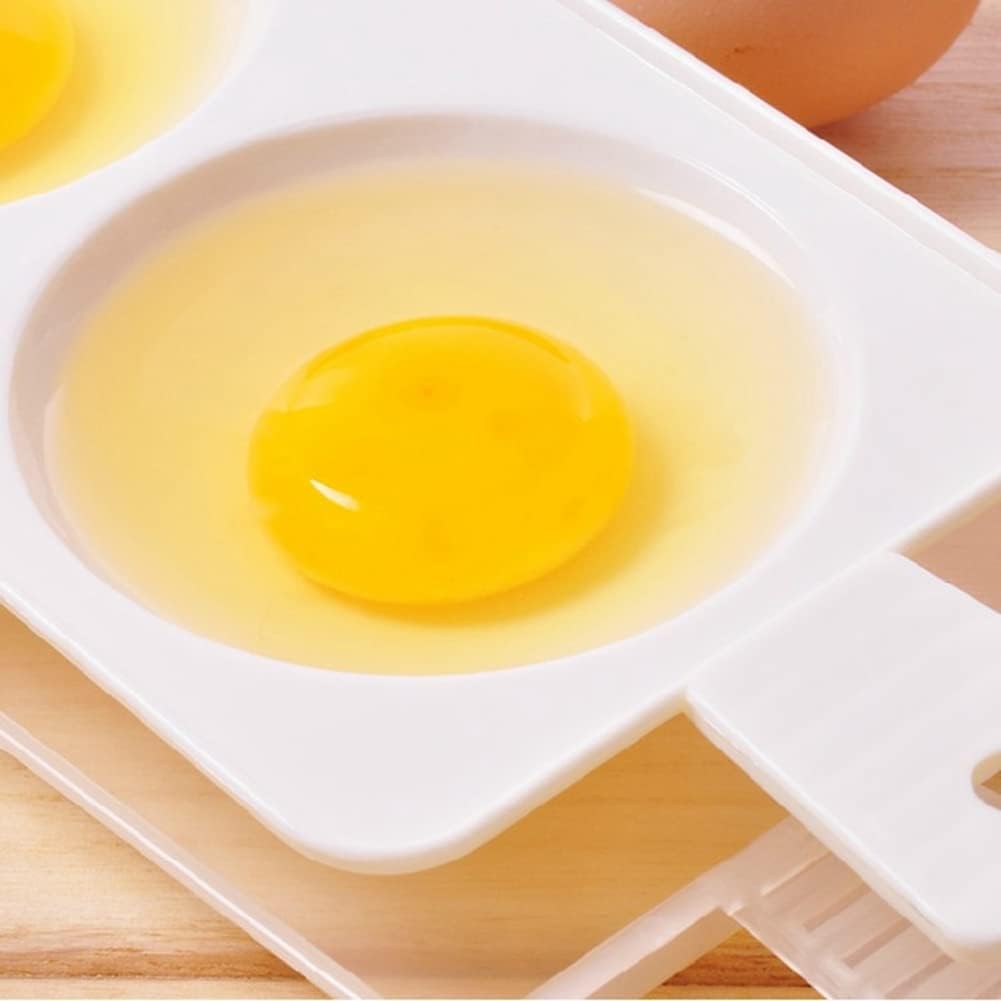 thumbnail image 3 of Hervidor de huevos para microondas, hervidor de huevos para huevos escalfados, bonitos aparatos de cocina para hervir huevos rápidos con doble huevo, 3 of 5