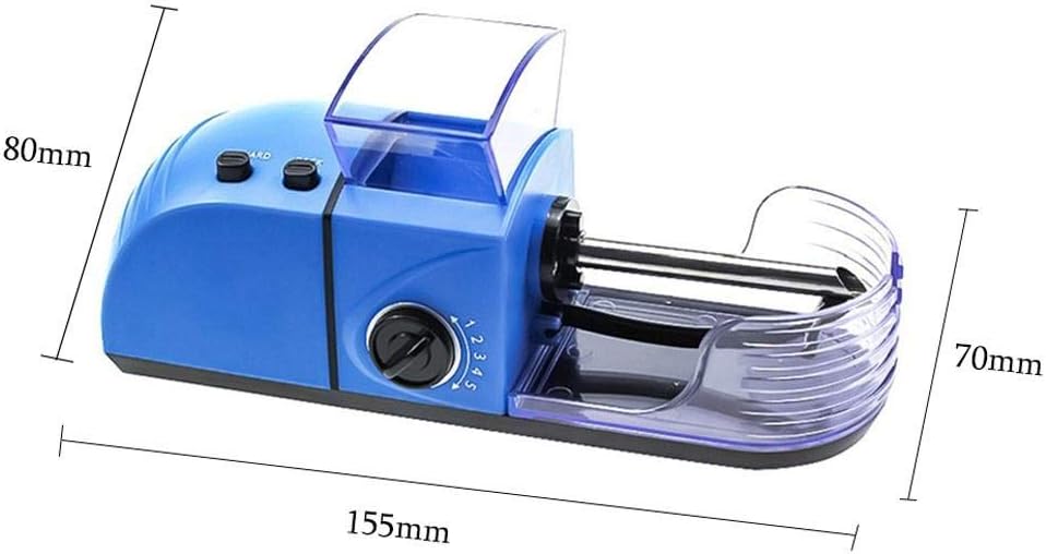 thumbnail image 5 of Azul - Rodillo de cigarrillo eléctrico portátil de 8 mm Rodillo de cigarrillo automático Rodillo de cigarrillo de inyección automática Rodillo de cigarrillo eléctrico automático Rodillo de c, 5 of 5