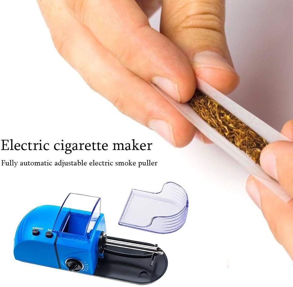 thumbnail image 2 of Azul - Rodillo de cigarrillo eléctrico portátil de 8 mm Rodillo de cigarrillo automático Rodillo de cigarrillo de inyección automática Rodillo de cigarrillo eléctrico automático Rodillo de c, 2 of 5