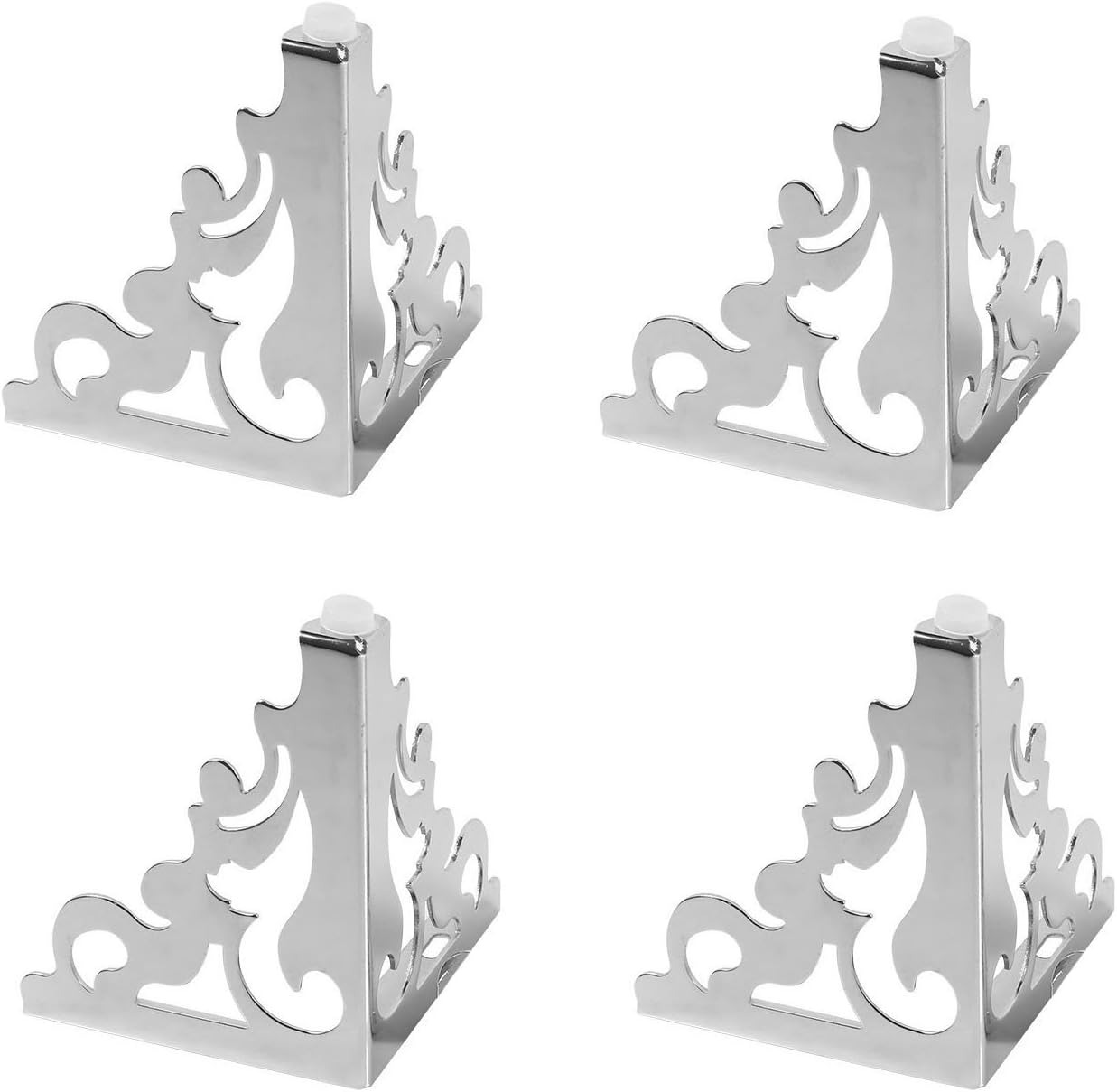 thumbnail image 1 of (12 CM, Plata) Patas de muebles de metal europeo, patas de sofá, patas de mesita de noche, patas de gabinete, sillas creativas y patas de taburete., 1 of 5