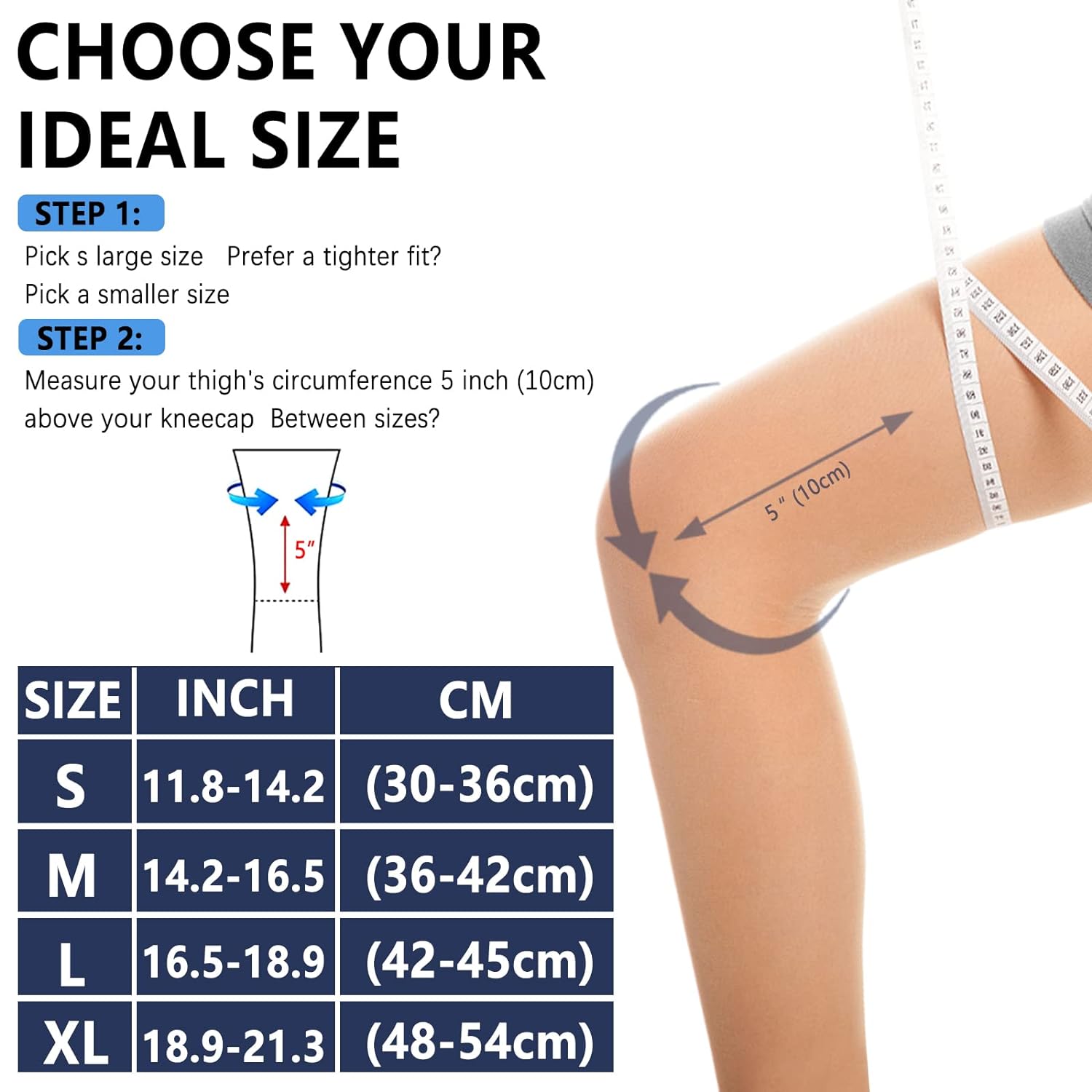 thumbnail image 2 of Rodillera de compresión para hombres y mujeres, paquete de 2 (L) rodillera para dolor de rodilla de menisco, rodillera antideslizante para ACL, alivio del dolor artrítico, entrenamiento, cor, 2 of 5