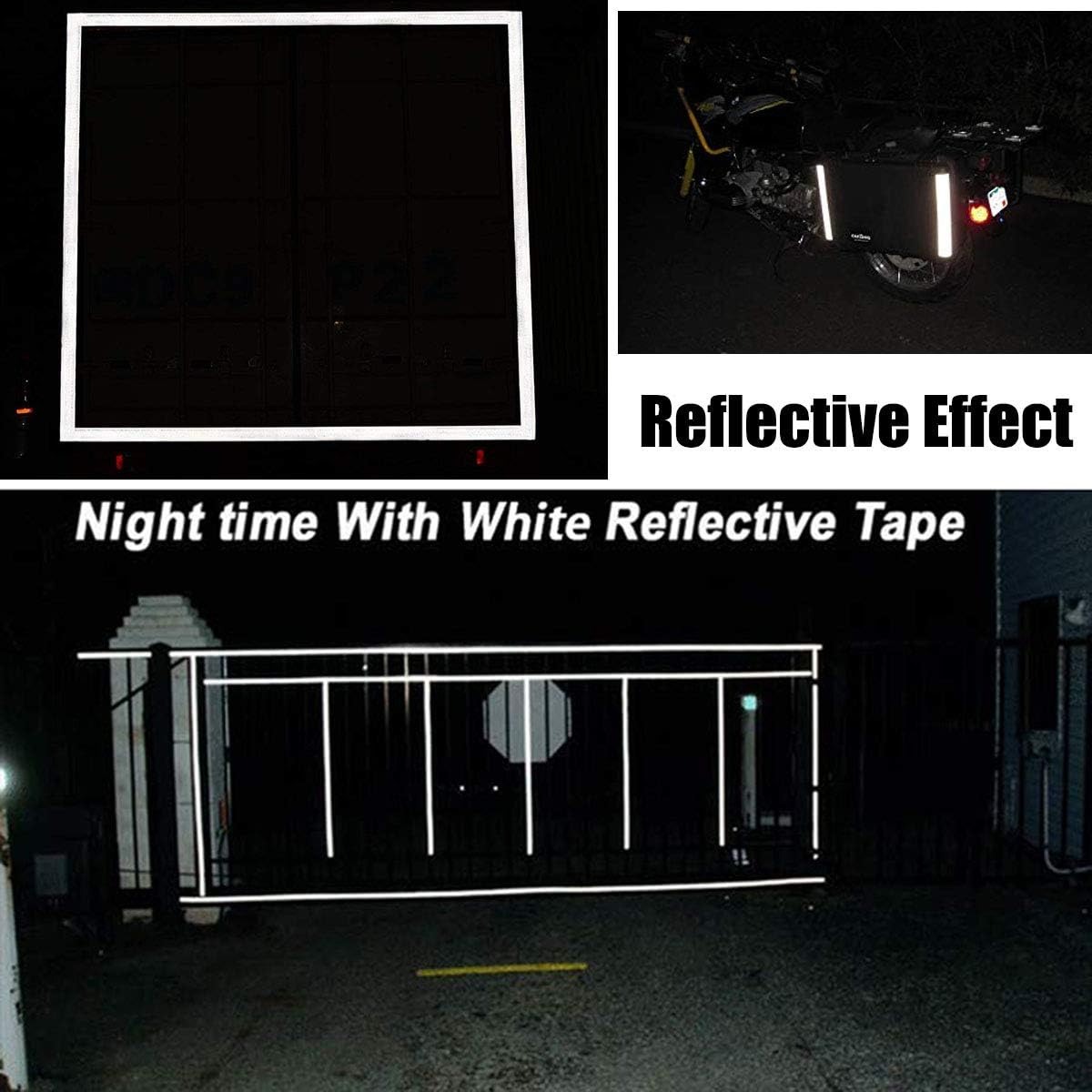 thumbnail image 4 of Cinta reflectante, blanca (2 rollos), 4 of 5