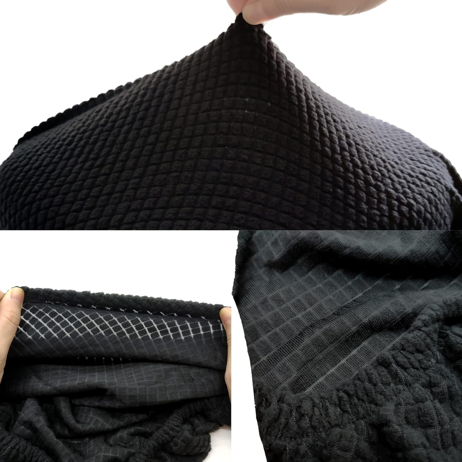 thumbnail image 3 of Fundas elásticas para sillas YONGSHENG Funda redonda para taburete giratorio 35-42cm 2 uds, 3 of 5