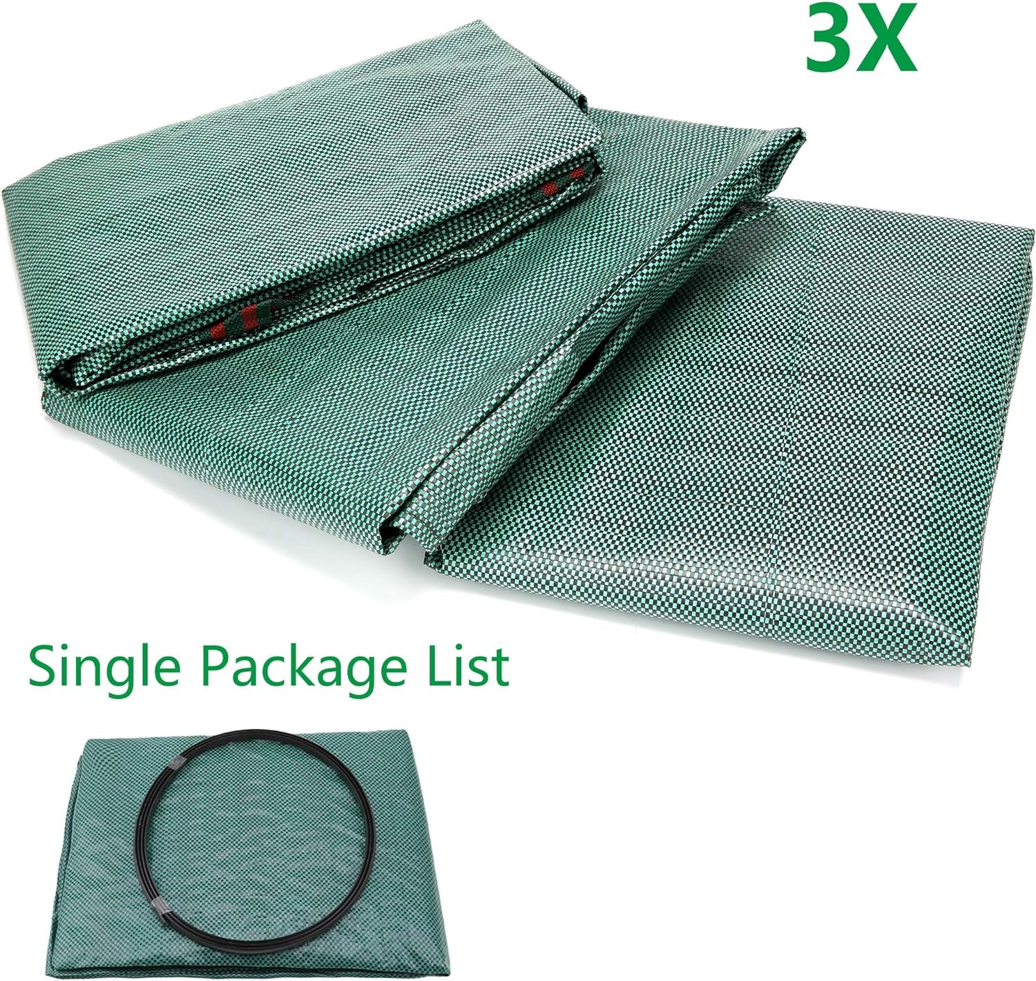 thumbnail image 3 of Bolsas de Jardín 3x300L YONGSHENG Resistentes Impermeables y Resistentes con Asas, 3 of 5