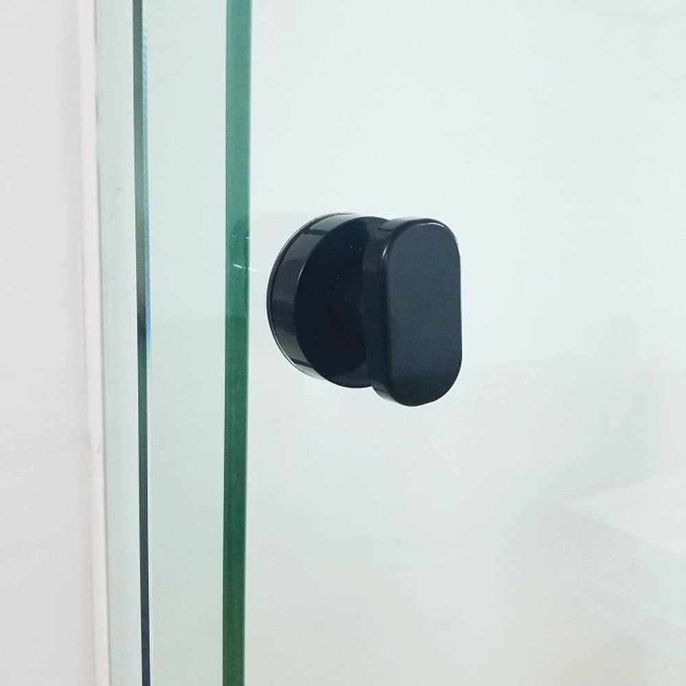 thumbnail image 2 of 4 Piezas Manija de Ventosa Manija de Ventosa Cajón de Vidrio Armario Refrigerador Puerta de Vidrio Manija de Movilidad Portátil Manijas con Ventosa Fuerte para Baño Negro, 2 of 5