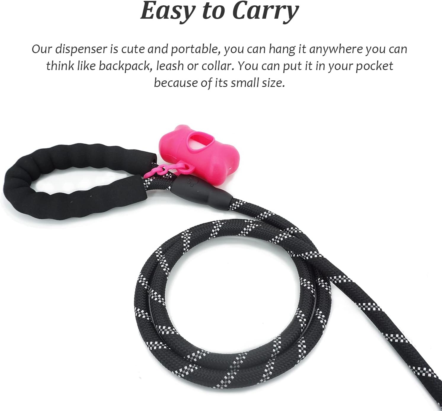 thumbnail image 4 of Dispensador de Bolsas para Excrementos de Perro YONGSHENG Rosa, 4 of 5