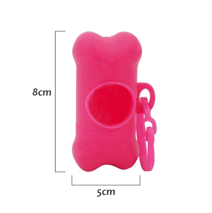 thumbnail image 2 of Dispensador de Bolsas para Excrementos de Perro YONGSHENG Rosa, 2 of 5