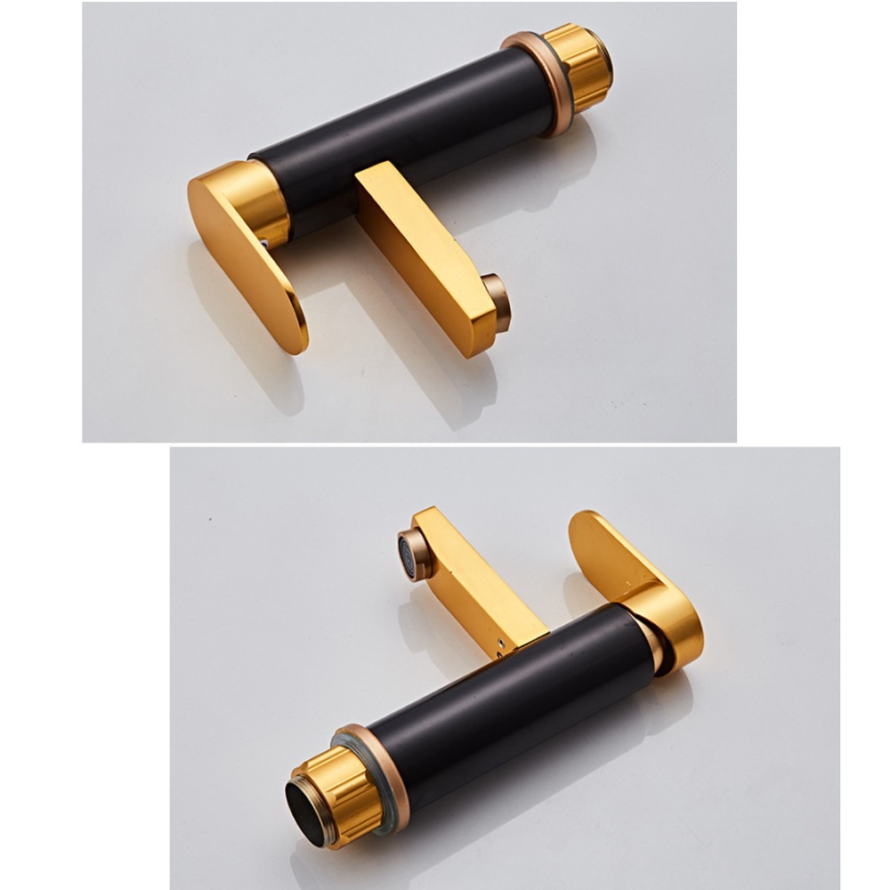thumbnail image 3 of Grifos para lavabo Grifos para grifos Grifo espacial de aluminio negro Grifo para lavabo sobre encimera Grifo para lavabo, 3 of 4