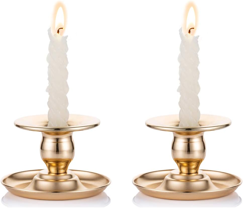 thumbnail image 2 of Candelabro YONGSHENG 2 Piezas Latón Dorado Metal, 2 of 4