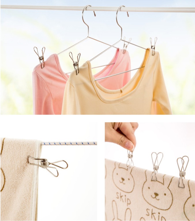 thumbnail image 4 of Pinzas para ropa de acero inoxidable YONGSHENG 20 piezas irrompibles, 4 of 4