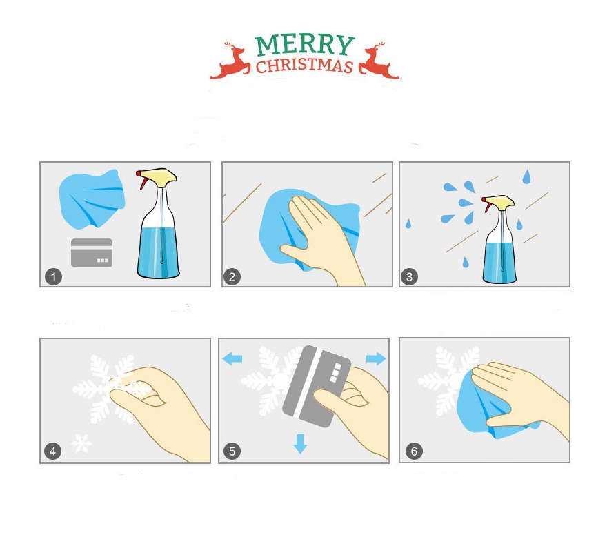 thumbnail image 3 of Decoración de Navidad DIY Pegatinas de Ventana de Navidad YONGSHENG Reutilizable, 3 of 4