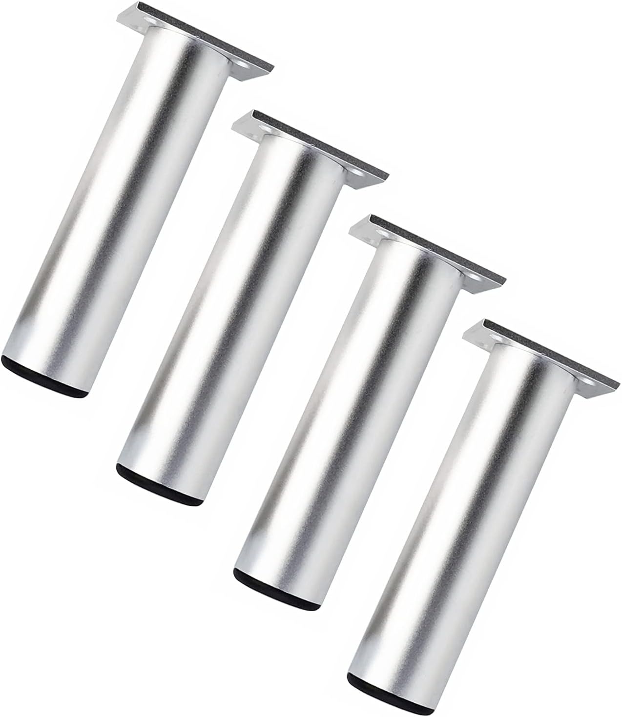 thumbnail image 1 of 4 pies ajustables Patas de gabinete gruesas de 15 cm de altura Patas de mesa Patas de muebles, Patas de muebles de aleación de aluminio, Altura ajustable 0-15 mm Vienen con tornillos de acer, 1 of 4