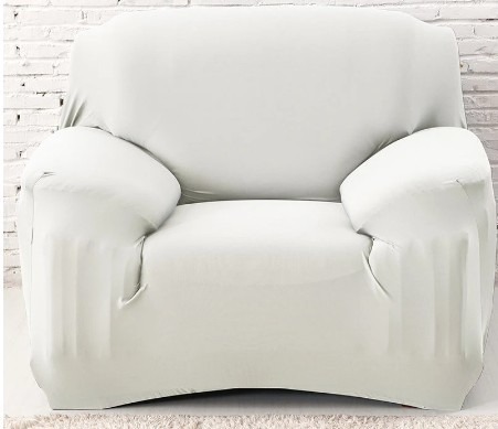thumbnail image 1 of Funda elástica blanca para sillón de sofá, decoración para sala de estar, fundas y protectores de sofá a prueba de polvo, color blanco, 1 of 5