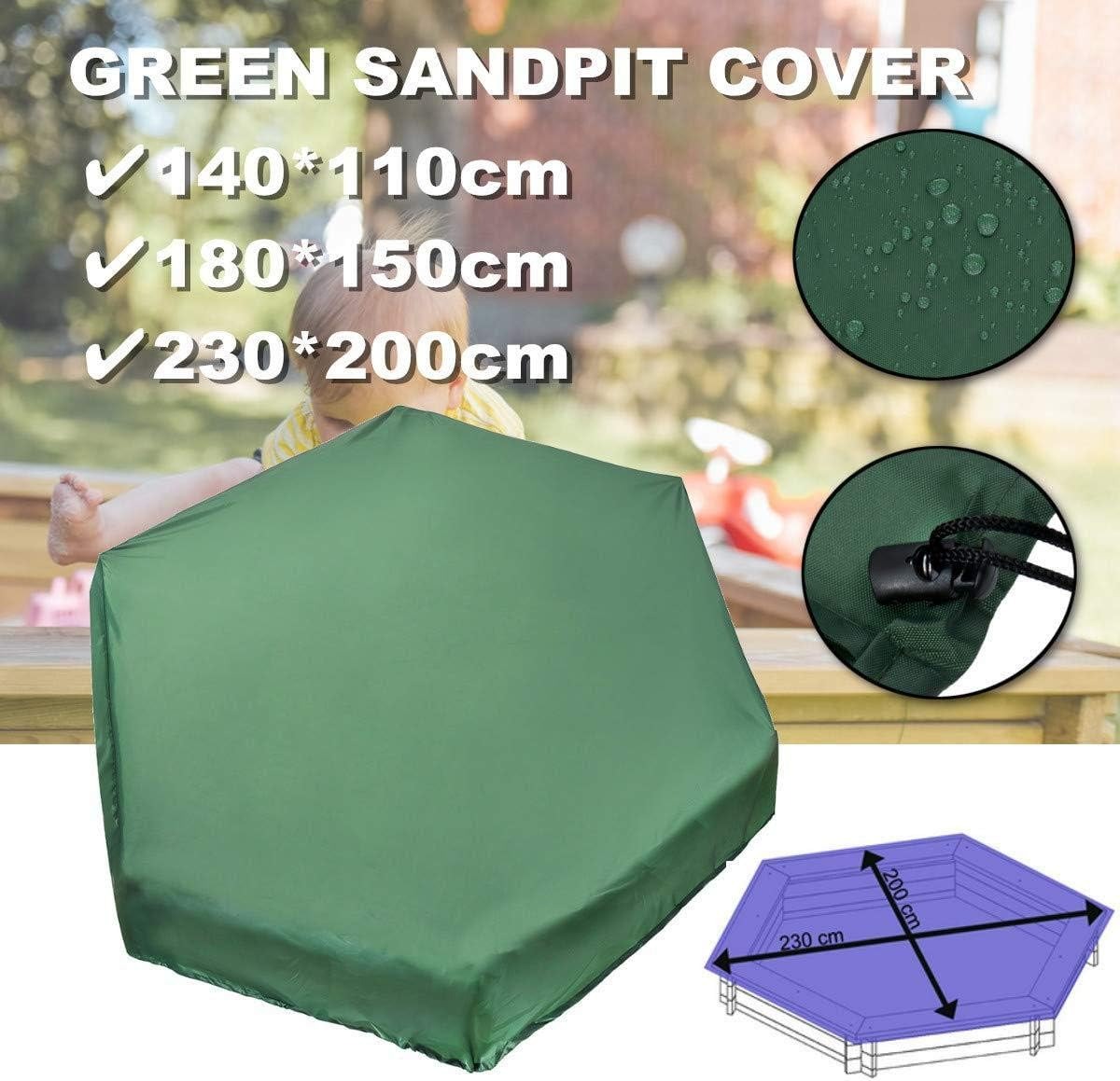 thumbnail image 1 of Funda para Arenero YONGSHENG Impermeable a Prueba de Polvo con Cordón 230 x 200 cm Tela Oxford 210D Hexágono Verde, 1 of 5