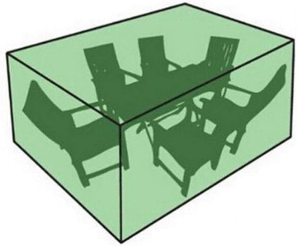 thumbnail image 3 of Funda rectangular impermeable para muebles de jardín, protección UV, (verde) 180*120*70cm, 3 of 5
