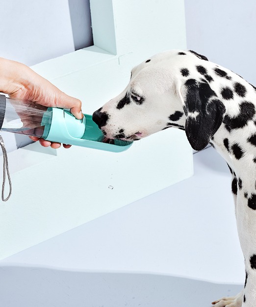 thumbnail image 3 of Botella de agua portátil YONGSHENG azul para perros 300 ml antibacteriana a prueba de fugas, 3 of 5