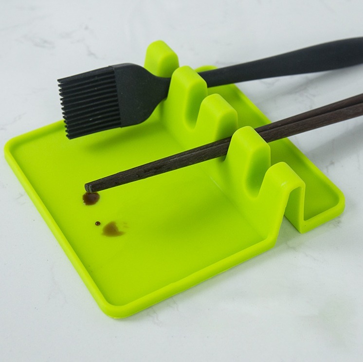 thumbnail image 3 of Reposacucharas de Cocina YONGSHENG Silicona Verde, 3 of 5