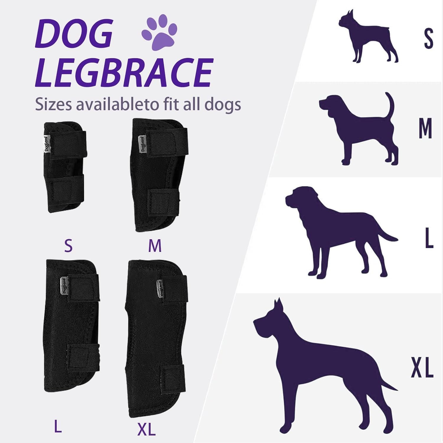 thumbnail image 4 of Soporte para patas de perro YONGSHENG Vendaje protector de patas L, 4 of 5