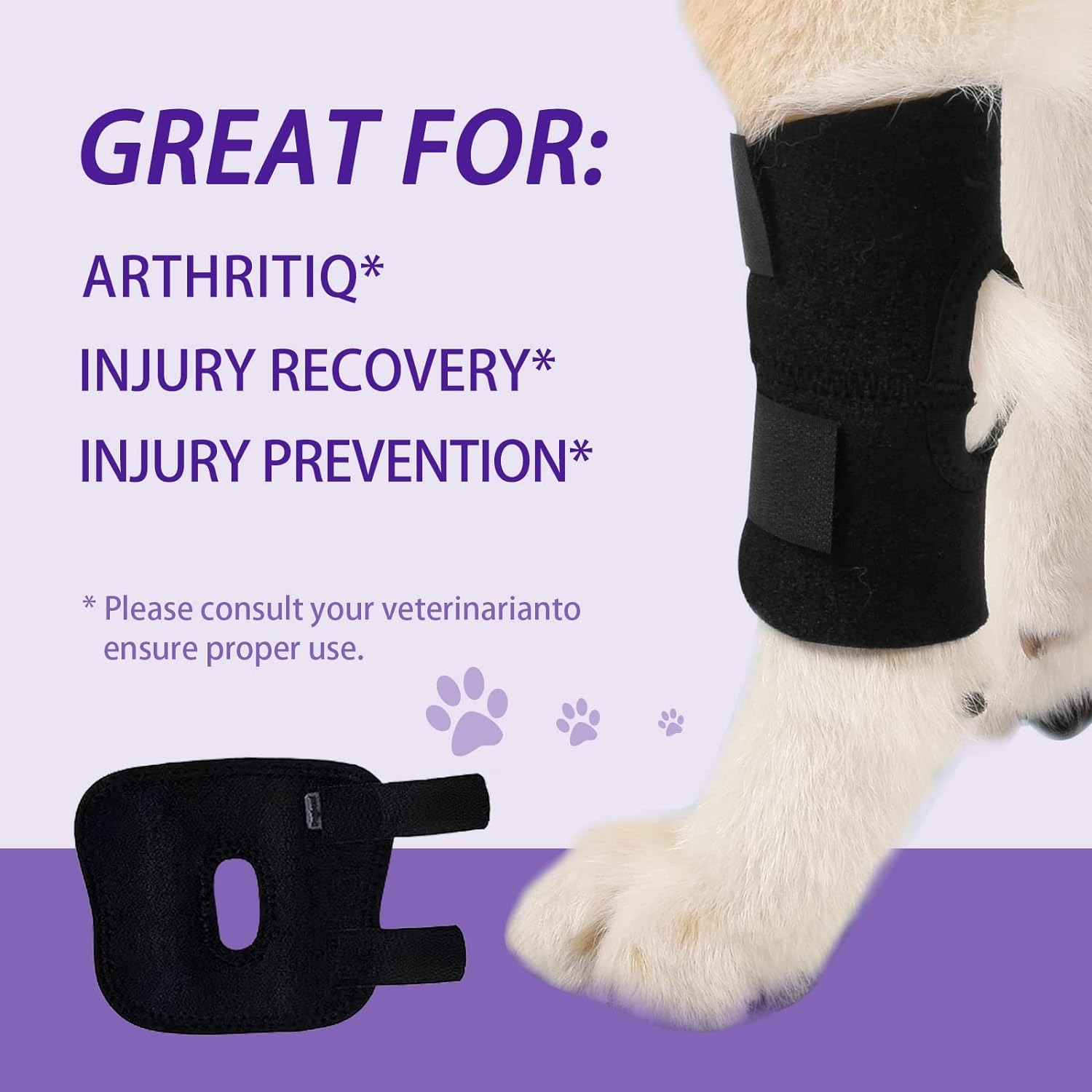 thumbnail image 3 of Soporte para patas de perro YONGSHENG Vendaje protector de patas L, 3 of 5