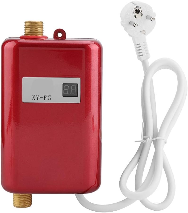thumbnail image 2 of Calentador de agua instantáneo eléctrico de 220 V, adecuado para convertir agua fría en agua caliente, temperatura de flujo de agua ajustable para cocina y baño, 2 of 4
