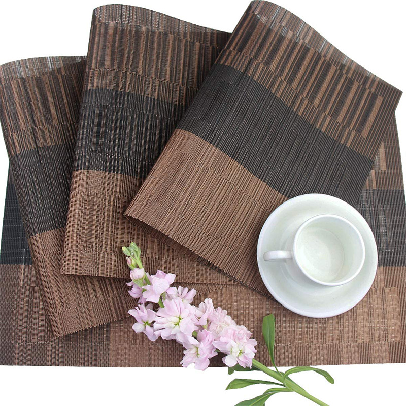 thumbnail image 3 of 6 manteles individuales antideslizantes de PVC, manteles individuales lavables (45x30 cm), manteles individuales para cocina, sala de estar, jardín o comedor, 3 of 5