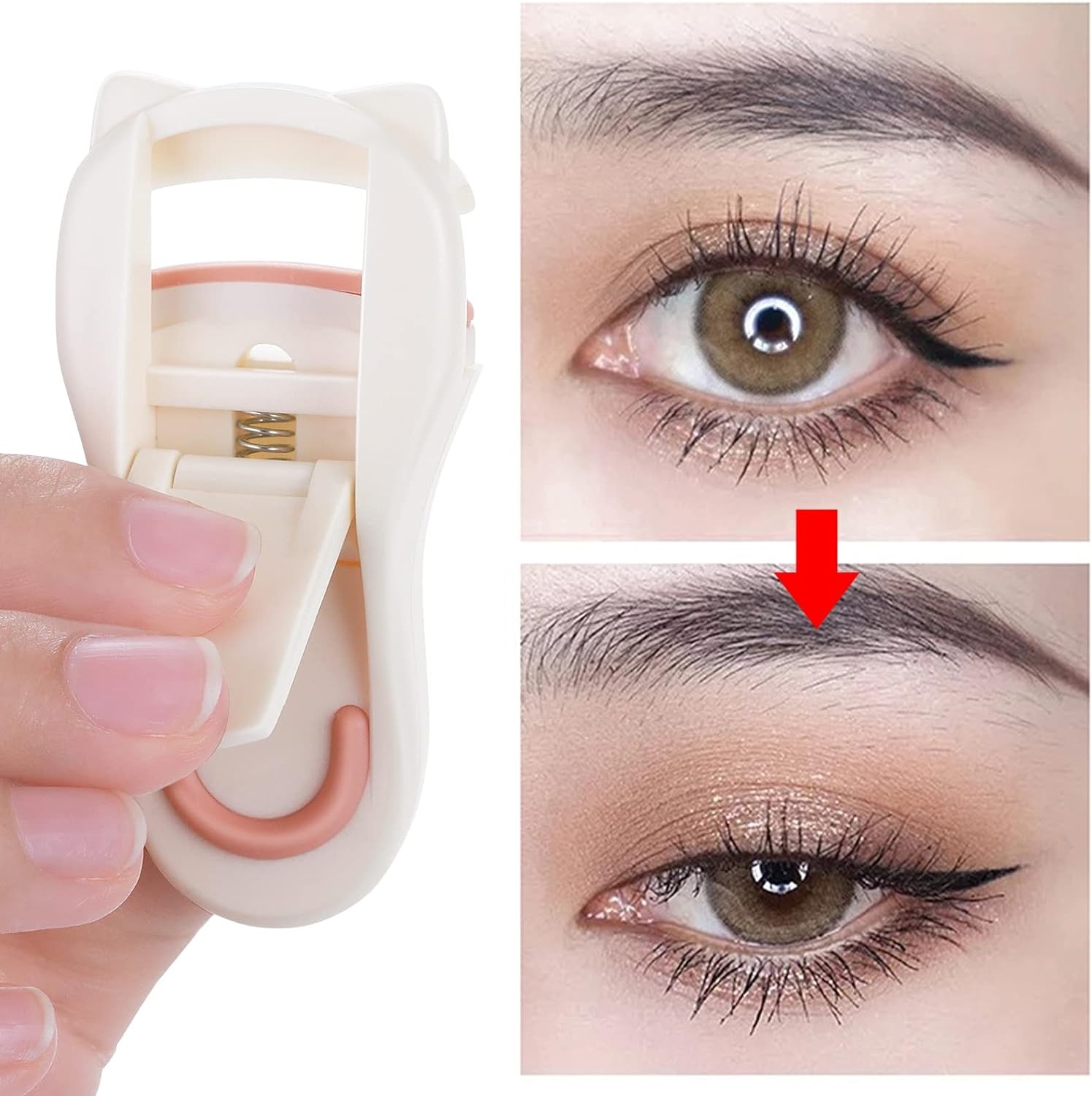 thumbnail image 5 of Juego de 2 rizadores de pestañas bonitos, herramienta profesional para rizar pestañas con rizador de pestañas para mujeres y niñas, 5 of 5