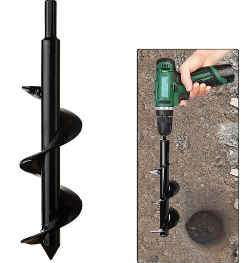 Taladro de Jardín YONGSHENG Vástago Hexagonal de Acero Inoxidable Barrena Térmica