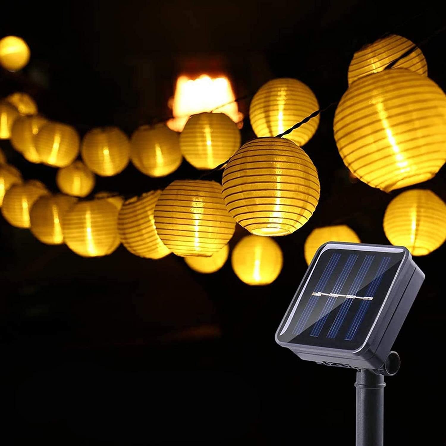 thumbnail image 1 of Guirnalda de Luces LED Solares YONGSHENG 30 luces 6,5m blanco cálido, 1 of 5