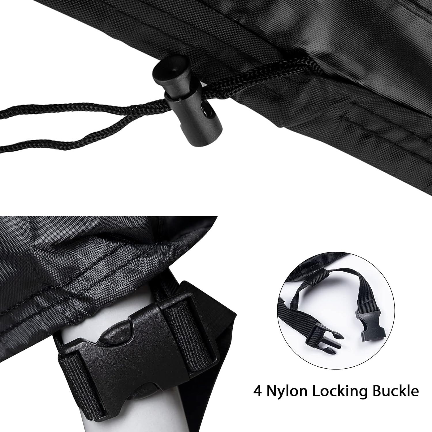 thumbnail image 3 of Funda protectora impermeable YONGSHENG para muebles de jardín negro 170x94x71cm, 3 of 5