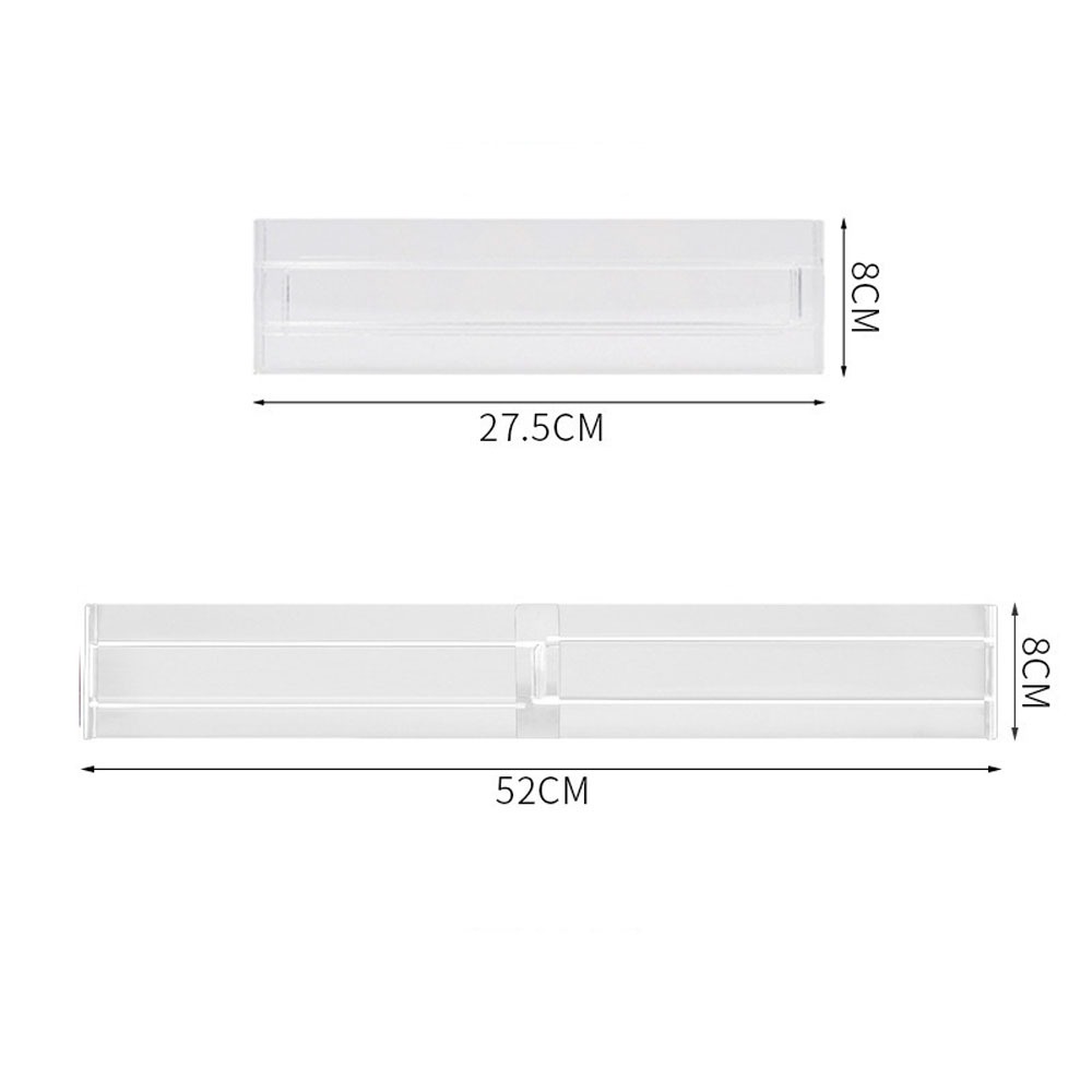 thumbnail image 3 of Juego de 3 Separadores de cajones YONGSHENG Ajustables 8 cm alto Extensible 27,5 a 52 cm, 3 of 5