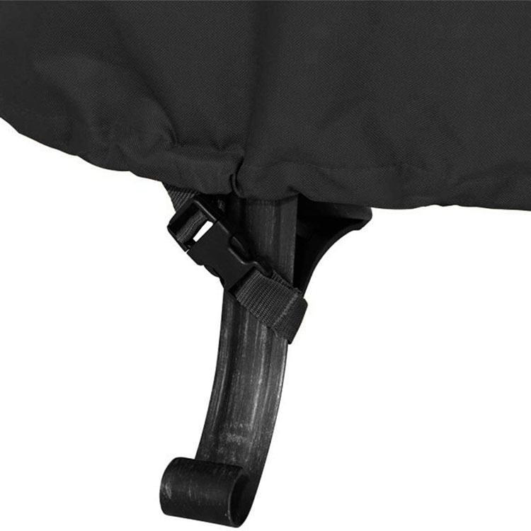 thumbnail image 2 of Cobertor redondo para brasero - Impermeable - Protección contra rayos UV y polvo - Negro - 122 x 50 cm, 2 of 5