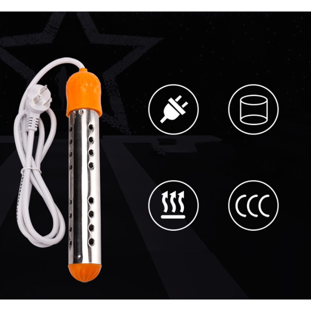 thumbnail image 3 of Calentador de inmersión en espiral sumergible eléctrico para calentar agua, hervidor de viaje para el hogar de 1800W, se puede apagar automáticamente, 3 of 3