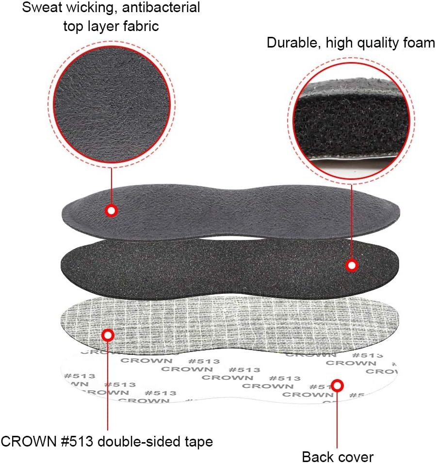 thumbnail image 5 of Taloneras para hombres y mujeres YONGSHENG inserciones autoadhesivas para el talón 2 pares + 1 par extra, 5 of 5
