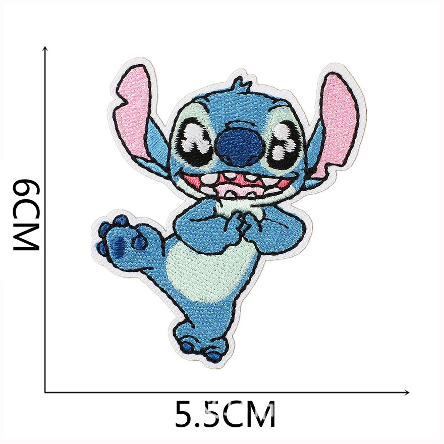 thumbnail image 1 of Juego de 16 parches termoadhesivos con puntada de dibujos animados, kit de apliques bordados, parche termoadhesivo o para coser para niños, bricolaje, parches para niños, 1 of 5