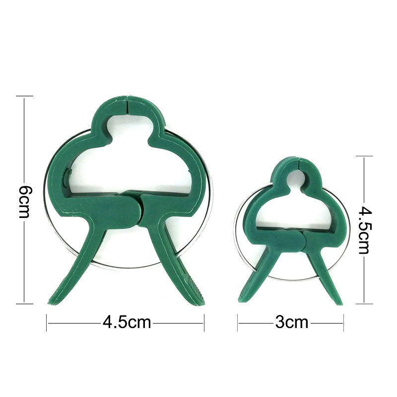 thumbnail image 2 of Clips para Fijar Plantas YONGSHENG 40 Clips Verdes Grandes y Pequeños, 2 of 5