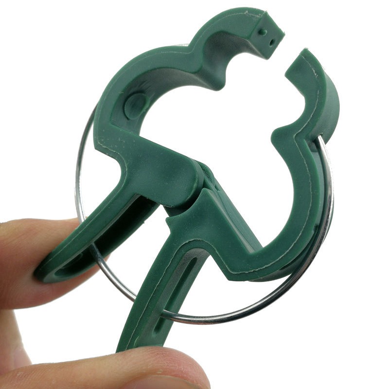 thumbnail image 1 of Clips para Fijar Plantas YONGSHENG 40 Clips Verdes Grandes y Pequeños, 1 of 5