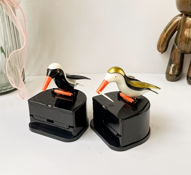 thumbnail image 4 of White Birds White Wings Little Bird Dispensador de palillos de dientes creativo, 4 of 4