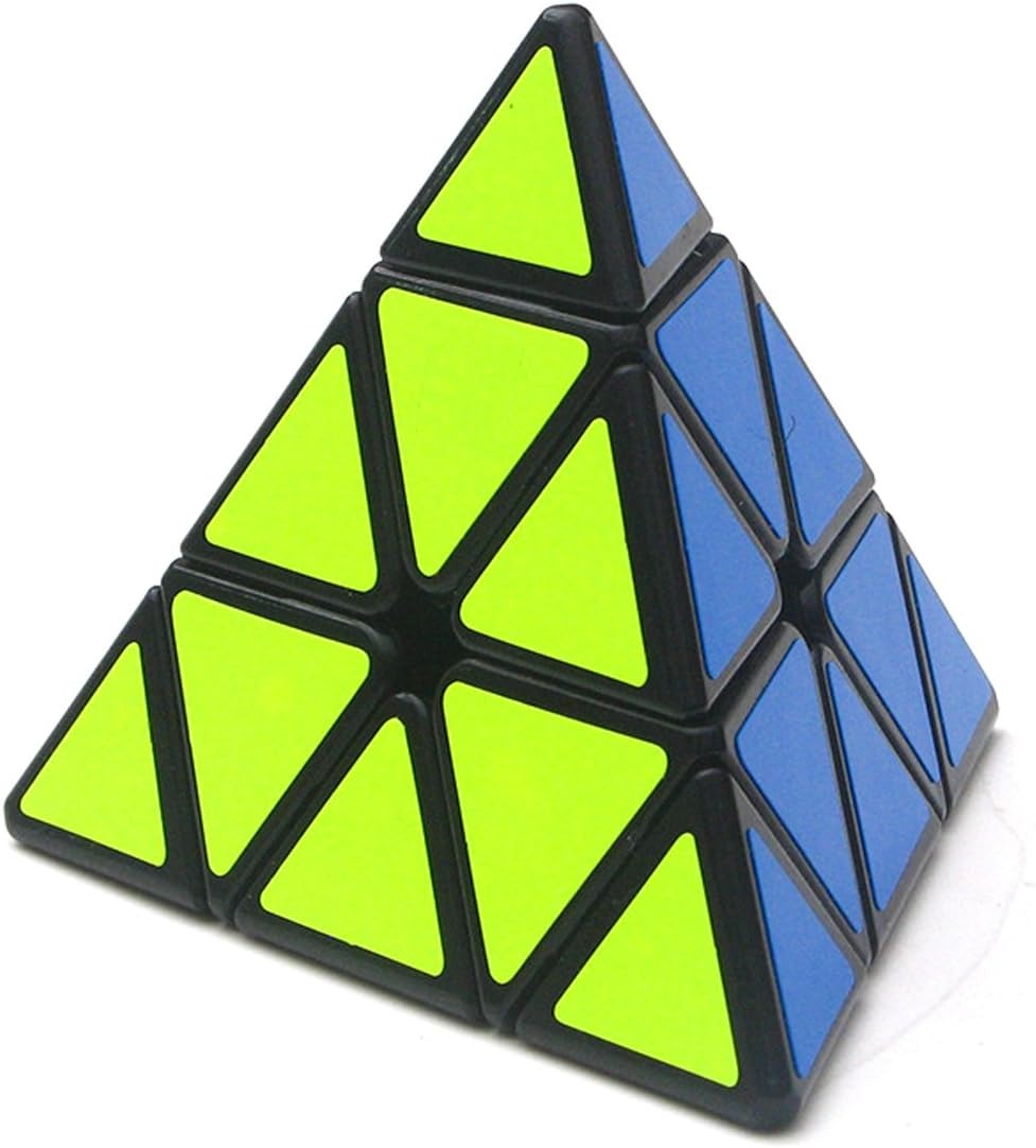 thumbnail image 5 of Pyramid Speed ​​Cube, 3x3x3 Qiming Pyramid Speed ​​Cube Triángulo Cubo Rompecabezas Cubo Mágico (Negro) Triángulo Cubo Mágico Rompecabezas para Niños Adultos, 5 of 5