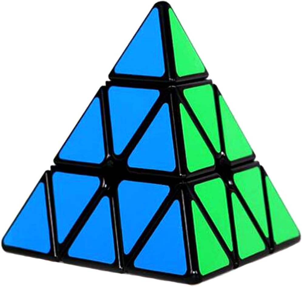 thumbnail image 1 of Pyramid Speed ​​Cube, 3x3x3 Qiming Pyramid Speed ​​Cube Triángulo Cubo Rompecabezas Cubo Mágico (Negro) Triángulo Cubo Mágico Rompecabezas para Niños Adultos, 1 of 5