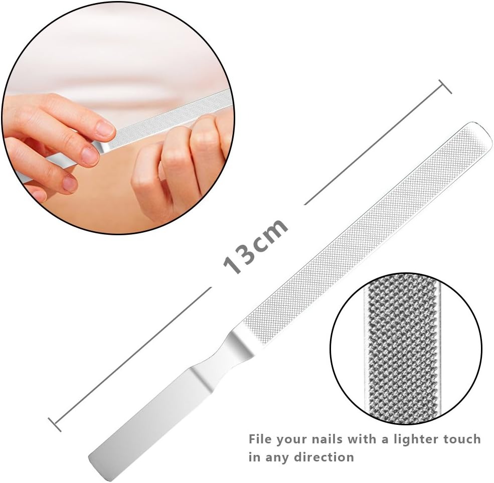 thumbnail image 5 of Juego de lima y levantador de uñas de los pies, 6 piezas, juego profesional de cuidado de uñas, kit de cuchillos de pedicura con cortaúñas de grado médico para uñas gruesas y encarnadas (6 ~, 5 of 5