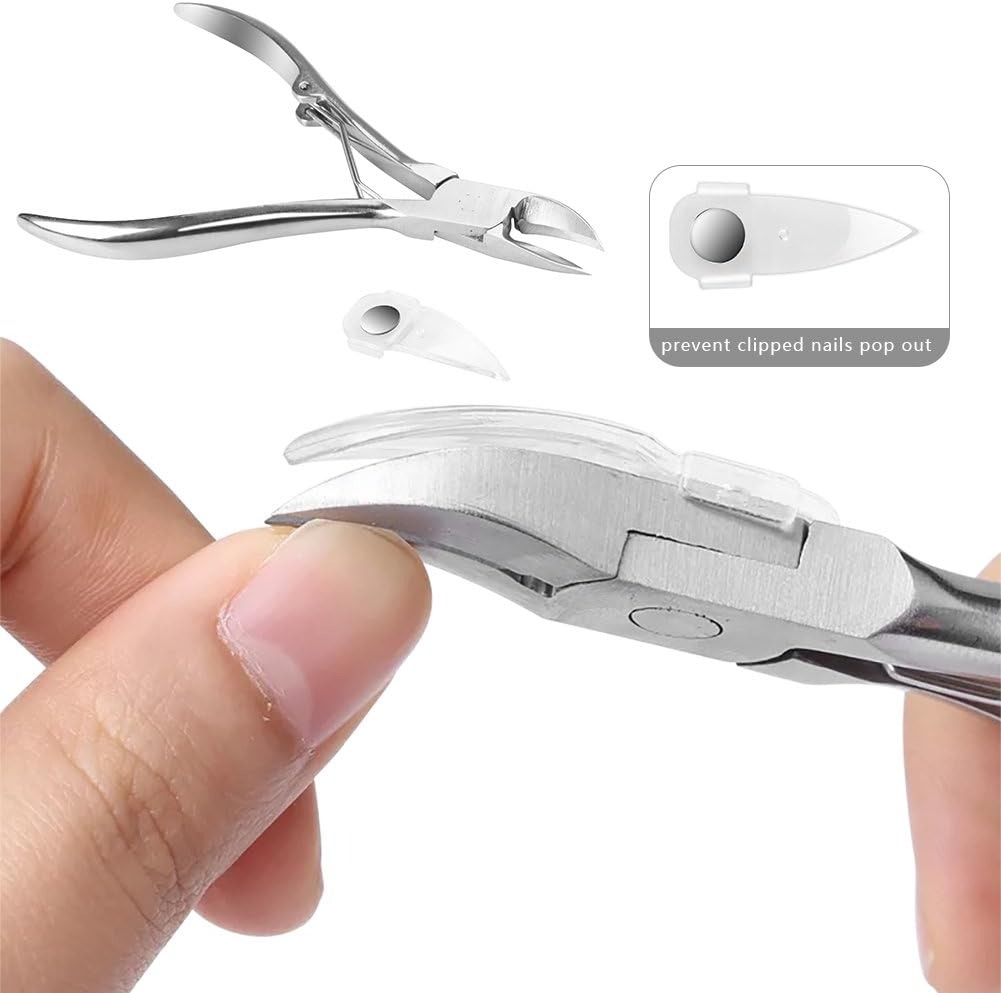 thumbnail image 2 of Juego de lima y levantador de uñas de los pies, 6 piezas, juego profesional de cuidado de uñas, kit de cuchillos de pedicura con cortaúñas de grado médico para uñas gruesas y encarnadas (6 ~, 2 of 5