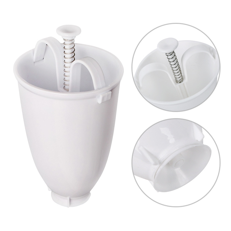 thumbnail image 2 of Una mano Donut Maker Manual Donut Maker Plástico Donut Machine Molde Galleta Donut Maker Donut - Herramienta para hornear DIY (1 PCS, Blanco), 2 of 5