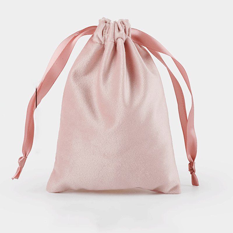 thumbnail image 1 of Bolsas de regalo de terciopelo de oro rosa, bolsas con cordón para recuerdo de boda, bolsas de regalo de Navidad para Baby Shower, 10 por paquete-11*15cm, 1 of 5