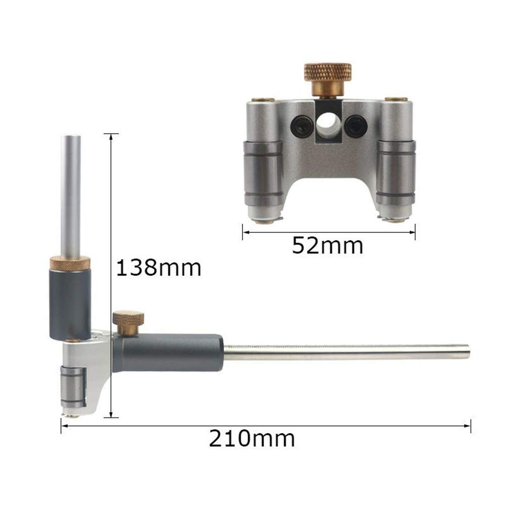 thumbnail image 2 of Arco lineal para carpintería, regla trazadora de doble propósito, herramienta de dibujo de línea paralela, medidor de medición, herramientas de trazado multifuncionales para carpintería DIY, 2 of 5