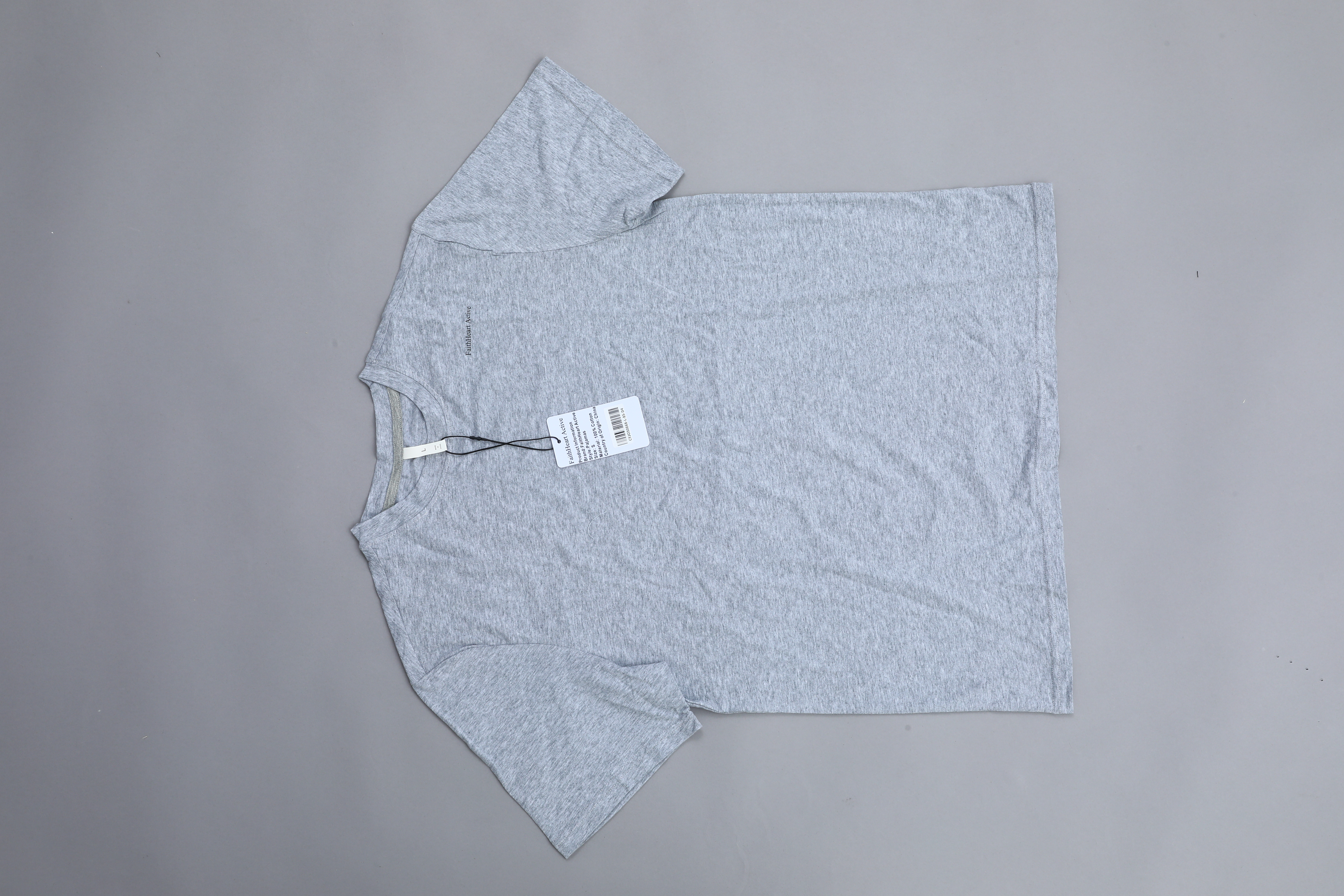 FaithHeart Active Pajamas for Men Short Sleeve Light Weight Soft Comfortable Sleep Tee