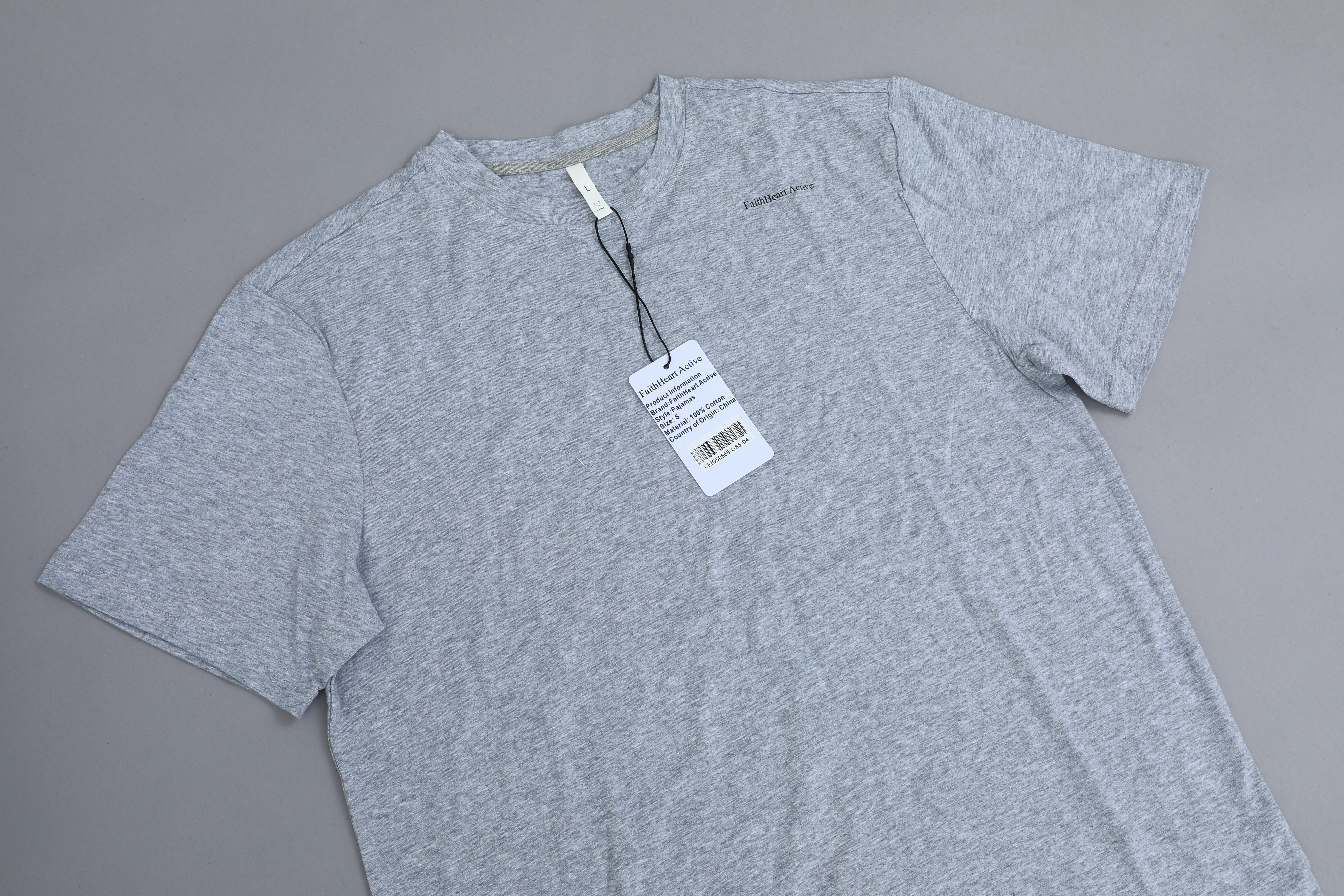 FaithHeart Active Pajamas for Men Short Sleeve Light Weight Soft Comfortable Sleep Tee